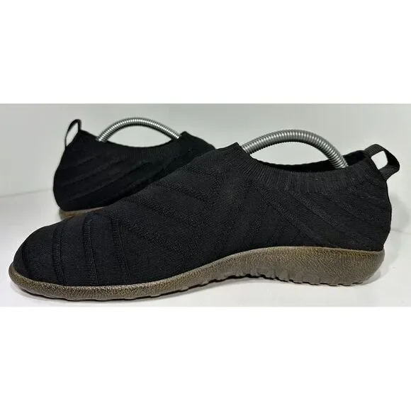 Naot Okahu Sneakers Size 42 (11-11.5)  Slip-On Black Knit Vegan Comfort Shoes‎ - Picture 4 of 12